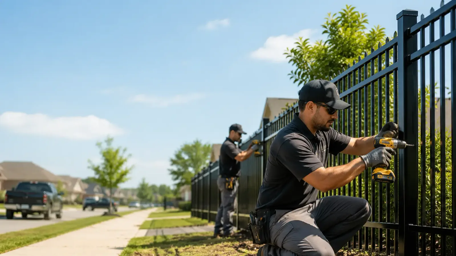Metal Fence Installation in Amherst, TX